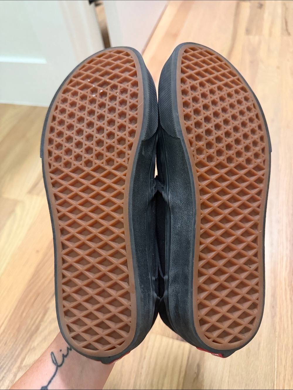 Women’s Vans Black Classic Slip-On Sneakers - Picture 5 of 6